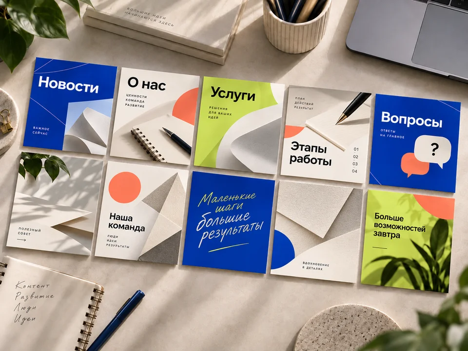 Посты для соцсетей для детского магазина — иллюстрация услуги на заказ