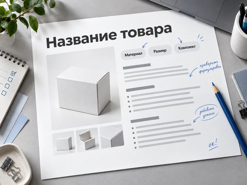 SEO-текст карточки Ozon для зоомагазина — иллюстрация услуги на заказ