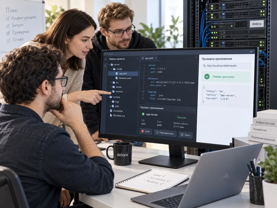 Развёртывание готового Python-приложения на сервере — пример формата результата