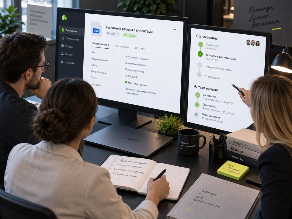 Библиотека документов SharePoint с версиями — пример формата результата