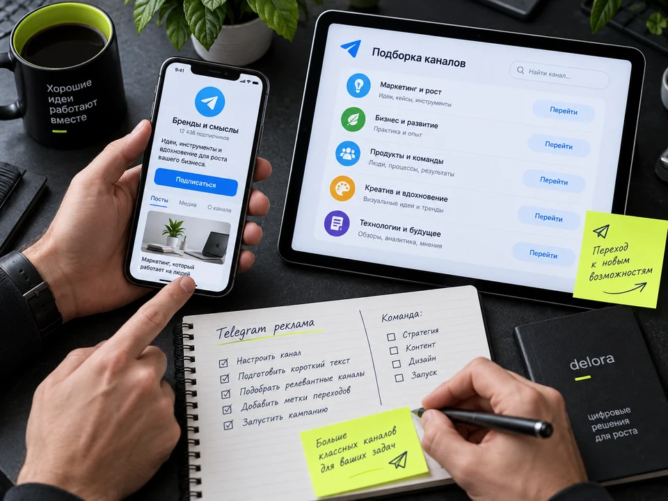 Размещения рекламы в Telegram-каналах — пример формата результата